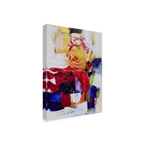 Tadeo Zavaleta 'The Flowers Vendor' Canvas Art,35x47